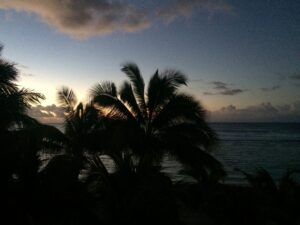 Sunset over Rarotonga - SittingUnderAPalmTree
