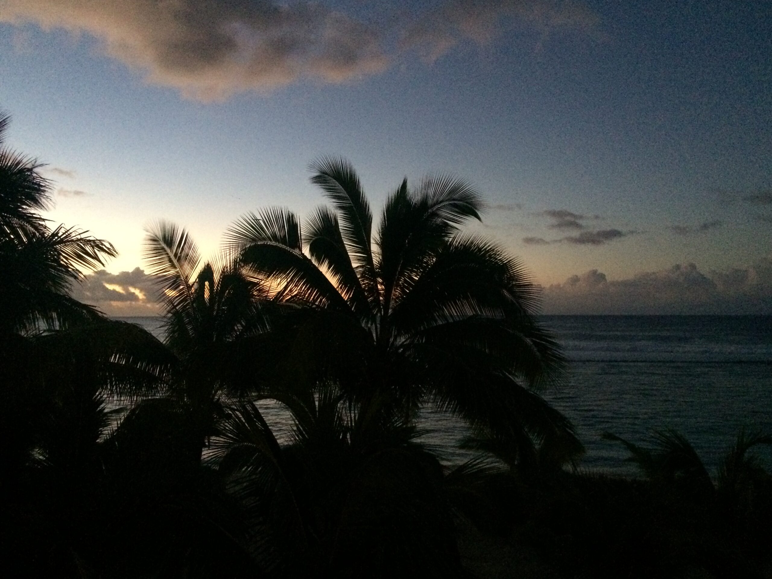 Sunset on Rarotonga - SittingUnderAPalmTree