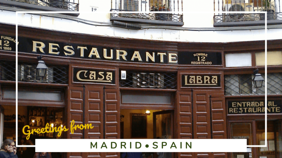 Best restaurants in Madrid - SittingUnderAPalmTree