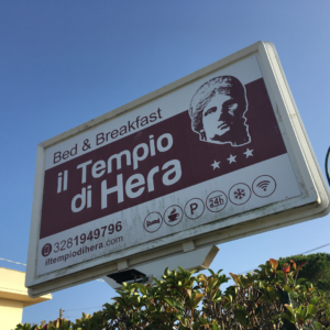 Our hotel in Selinunte - Il Tempio di Hera. From the room, we had a direct view of the temple park!