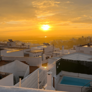 Sunrise in Ayamonte, Spain - SittingUnderAPalmTree